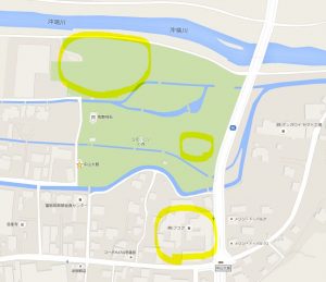 中山大藤・駐車場マップ